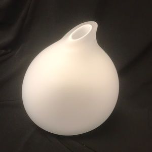 Stunning‎ Vase…Frosted Glass with White Glass Core